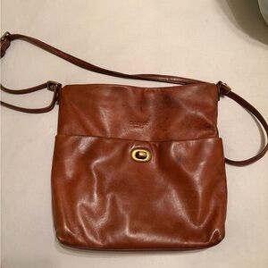 Margot Rich Brown Leather Crossbody Bag